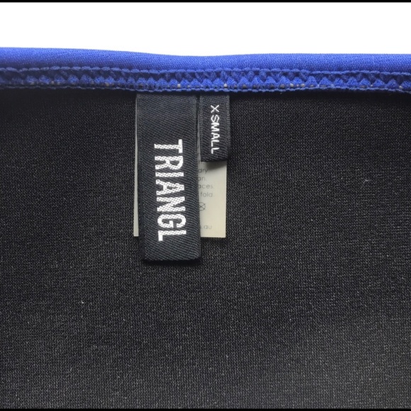 Triangl neoprene royal blue bikini bottoms - Picture 3 of 4